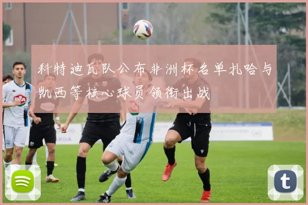 科特迪瓦队公布非洲杯名单扎哈与凯西等核心球员领衔出战